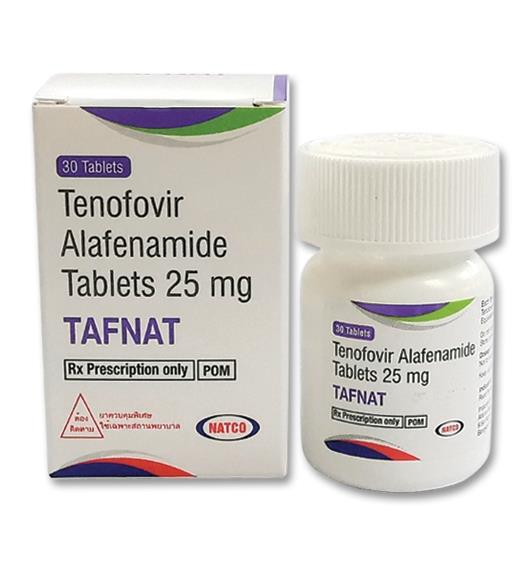 Tenofovir Alafenamide Tablets 25mg – Oncoindiainternational