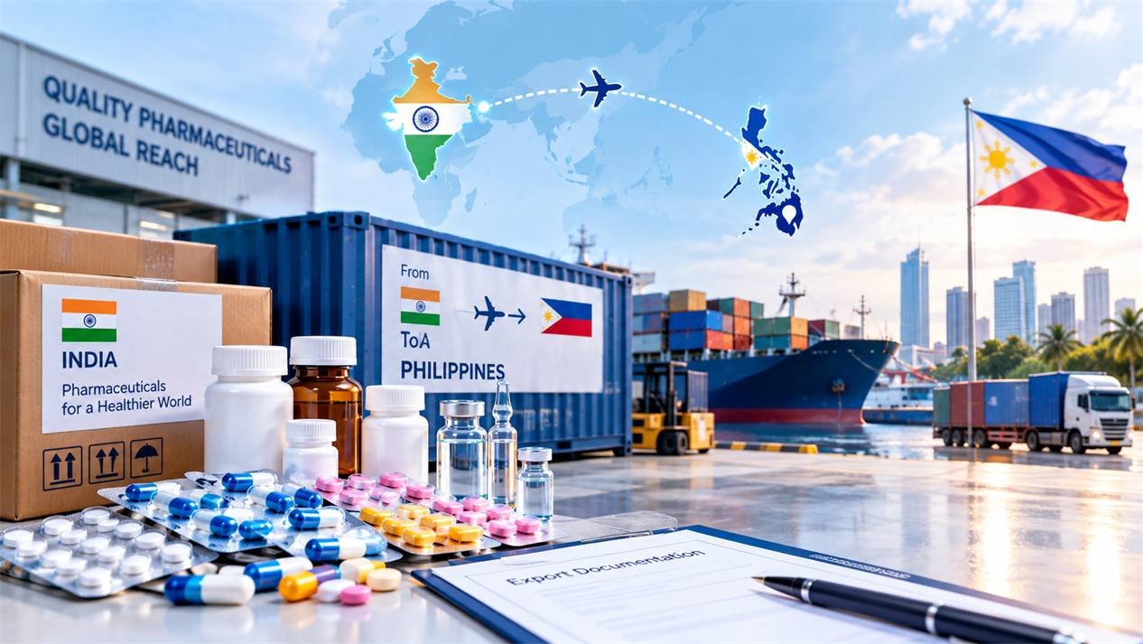 Pharmaceutical export from India to the Philippines